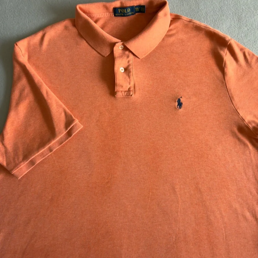 Ralph Lauren Orange‎ Short-Sleeve Polo with Navy Pony